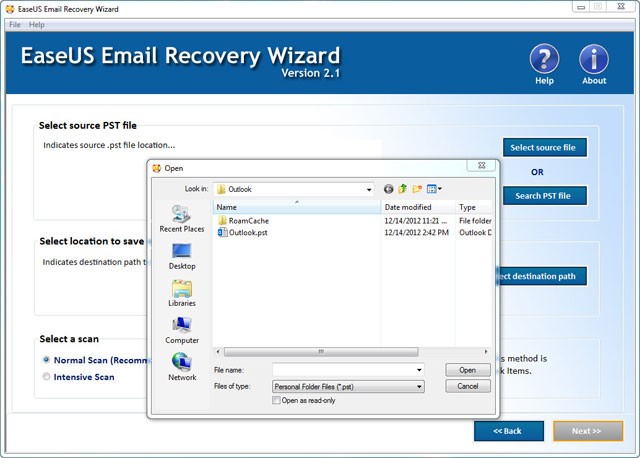 outlook email recovery